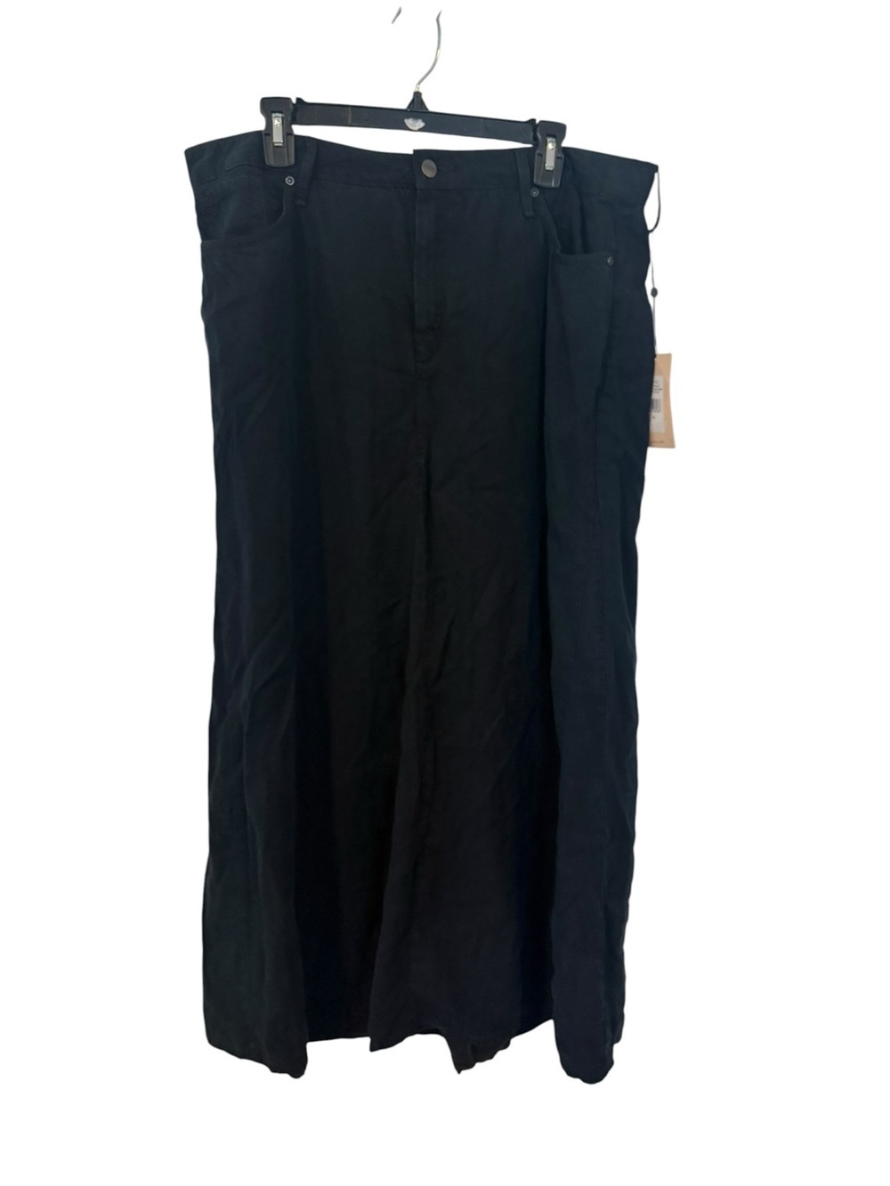 NYDJ women's maxi skirt Black size XL NWT